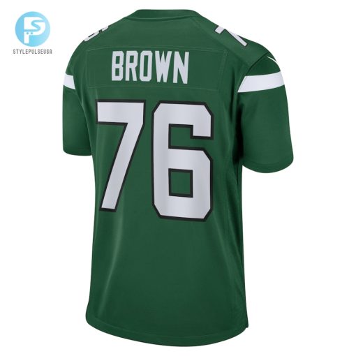 Mens New York Jets Duane Brown Nike Gotham Green Team Game Jersey stylepulseusa 1 2