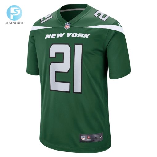 Mens New York Jets Ashtyn Davis Nike Gotham Green Game Player Jersey stylepulseusa 1 1