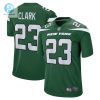 Mens New York Jets Chuck Clark Nike Gotham Green Team Game Jersey stylepulseusa 1