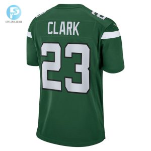 Mens New York Jets Chuck Clark Nike Gotham Green Team Game Jersey stylepulseusa 1 2