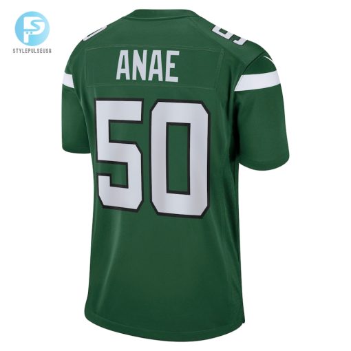 Mens New York Jets Bradlee Anae Nike Gotham Green Game Player Jersey stylepulseusa 1 2