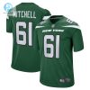 Mens New York Jets Max Mitchell Nike Gotham Green Game Player Jersey stylepulseusa 1