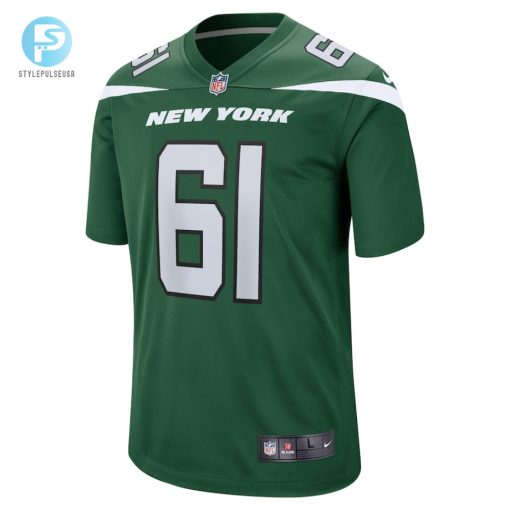 Mens New York Jets Max Mitchell Nike Gotham Green Game Player Jersey stylepulseusa 1 1