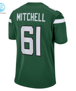 Mens New York Jets Max Mitchell Nike Gotham Green Game Player Jersey stylepulseusa 1 2