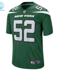 Mens New York Jets Sam Eguavoen Nike Gotham Green Game Jersey stylepulseusa 1 1