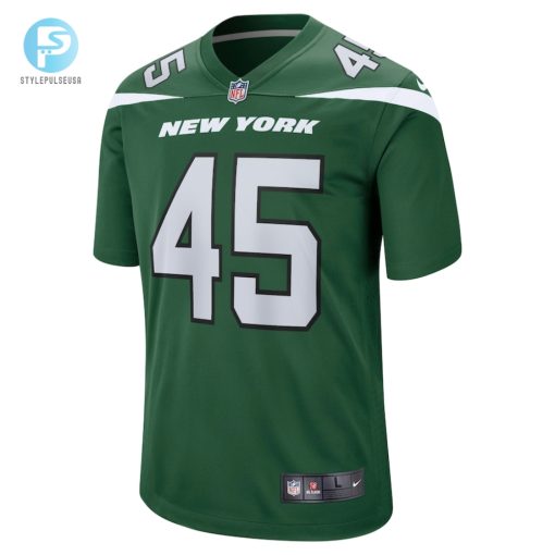 Mens New York Jets Hamsah Nasirildeen Nike Gotham Green Game Jersey stylepulseusa 1 1