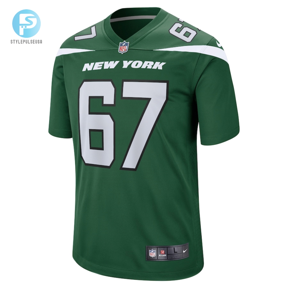 Mens New York Jets Carter Warren Nike Gotham Green Game Jersey 