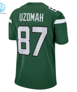 Mens New York Jets C.J. Uzomah Nike Gotham Green Player Game Jersey stylepulseusa 1 2