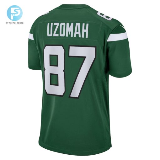 Mens New York Jets C.J. Uzomah Nike Gotham Green Player Game Jersey stylepulseusa 1 2
