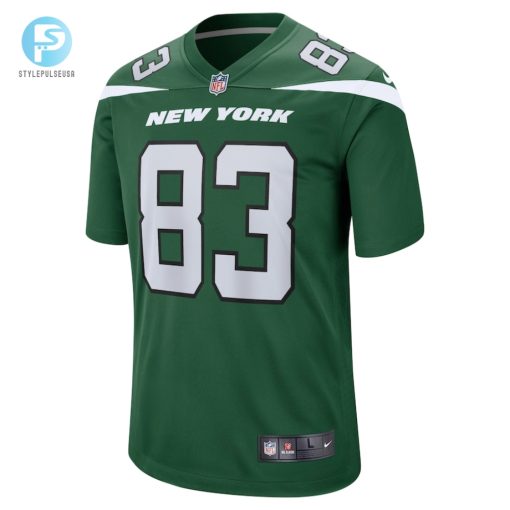 Mens New York Jets Tyler Conklin Nike Gotham Green Game Jersey stylepulseusa 1 1
