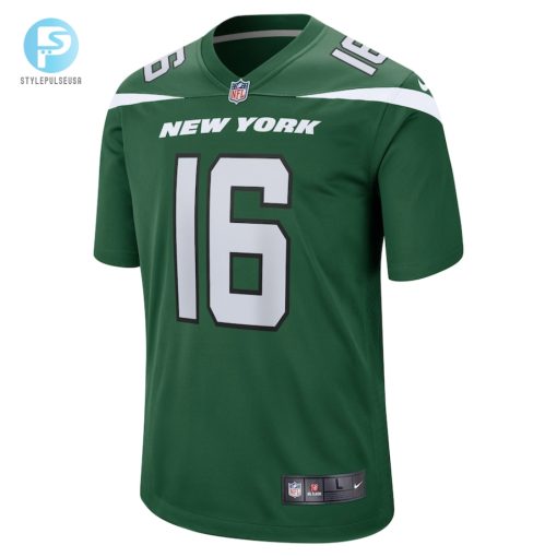 Mens New York Jets Jason Brownlee Nike Gotham Green Game Jersey stylepulseusa 1 1