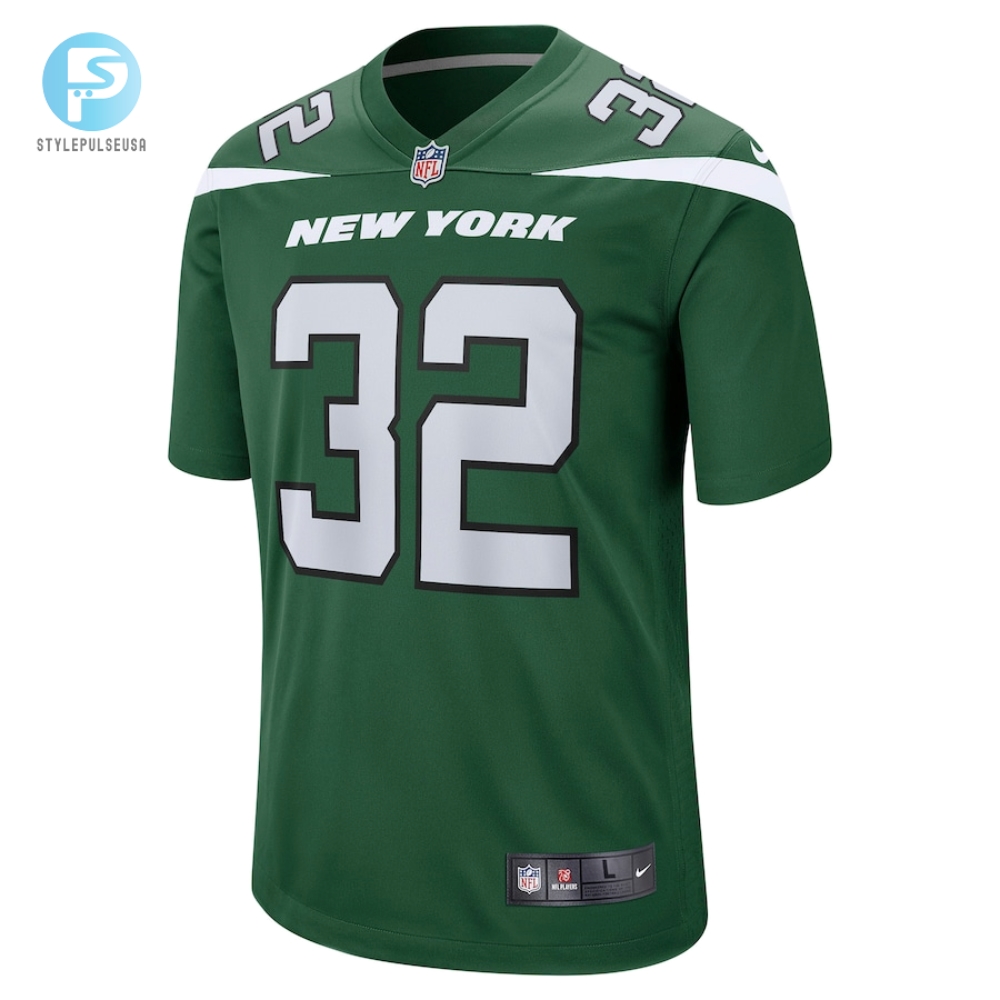 Mens New York Jets Michael Carter Nike Gotham Green Game Jersey 