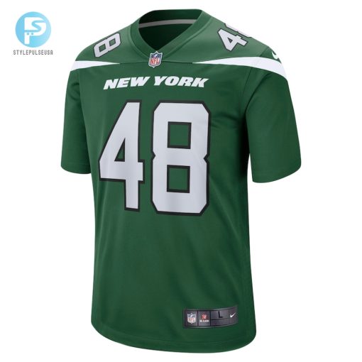 Mens New York Jets Nick Bawden Nike Gotham Green Game Player Jersey stylepulseusa 1 1