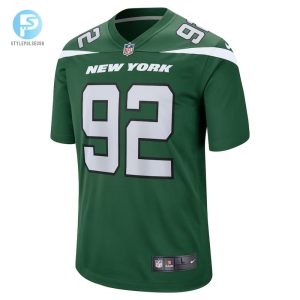 Mens New York Jets Ifeadi Odenigbo Nike Gotham Green Game Jersey stylepulseusa 1 1
