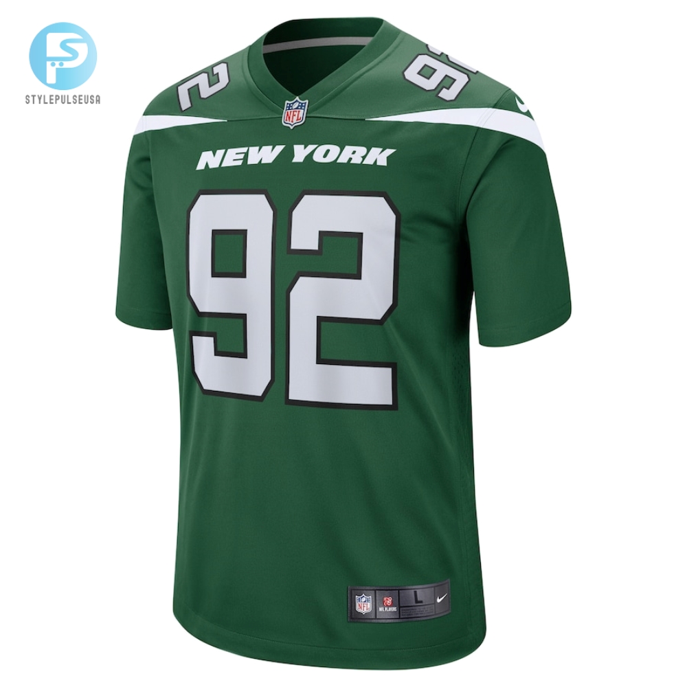 Mens New York Jets Ifeadi Odenigbo Nike Gotham Green Game Jersey 