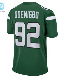 Mens New York Jets Ifeadi Odenigbo Nike Gotham Green Game Jersey stylepulseusa 1 2