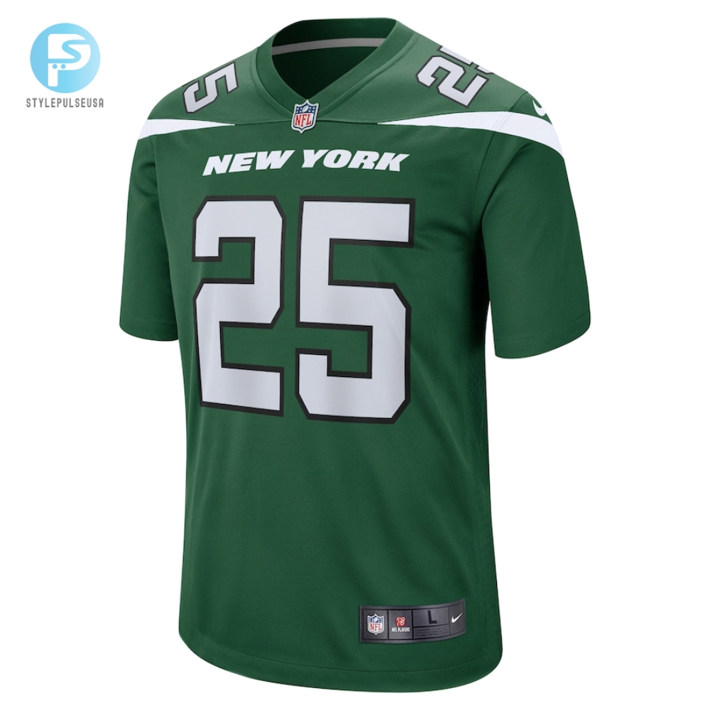 Mens New York Jets Israel Abanikanda Nike Gotham Green Game Jersey 