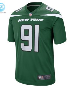 Mens New York Jets John Franklinmyers Nike Gotham Green Game Jersey stylepulseusa 1 1