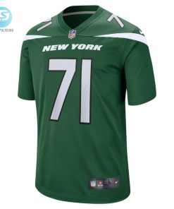Mens New York Jets Wes Schweitzer Nike Green Game Jersey stylepulseusa 1 1