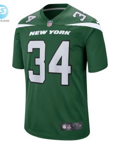 Mens New York Jets Justin Hardee Nike Gotham Green Game Jersey stylepulseusa 1 1