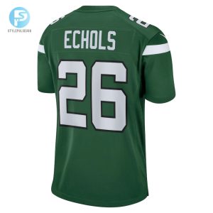 Mens New York Jets Brandin Echols Nike Gotham Green Game Jersey stylepulseusa 1 2