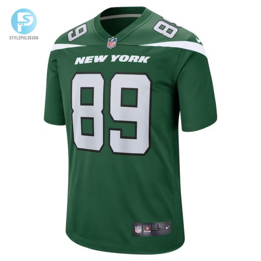 Mens New York Jets Jeremy Ruckert Nike Gotham Green Game Player Jersey stylepulseusa 1 1