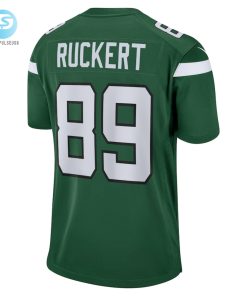 Mens New York Jets Jeremy Ruckert Nike Gotham Green Game Player Jersey stylepulseusa 1 2