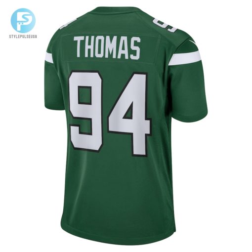 Mens New York Jets Solomon Thomas Nike Gotham Green Game Jersey stylepulseusa 1 2