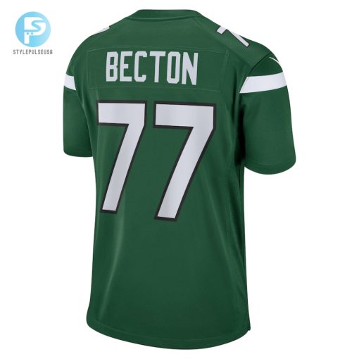 Mens New York Jets Mekhi Becton Nike Gotham Green Player Game Jersey stylepulseusa 1 2