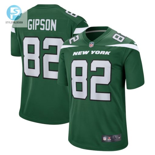 Mens New York Jets Xavier Gipson Nike Gotham Green Team Game Jersey stylepulseusa 1