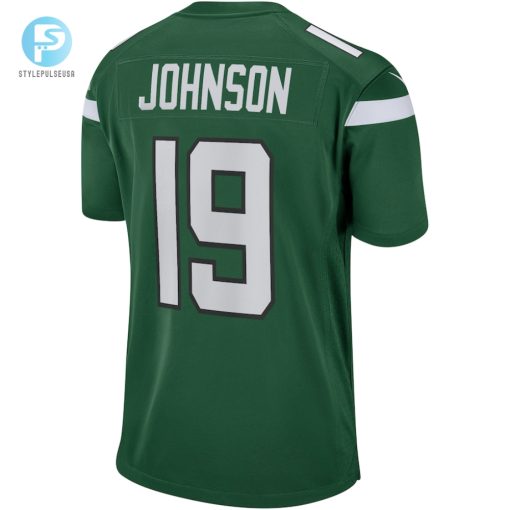 Mens New York Jets Keyshawn Johnson Nike Gotham Green Game Retired Player Jersey stylepulseusa 1 2