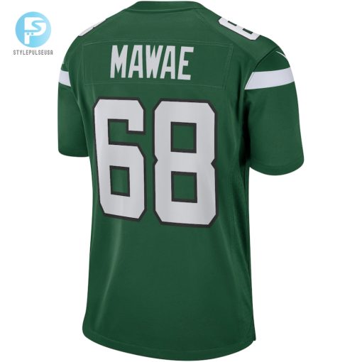 Mens New York Jets Kevin Mawae Nike Gotham Green Game Retired Player Jersey stylepulseusa 1 2