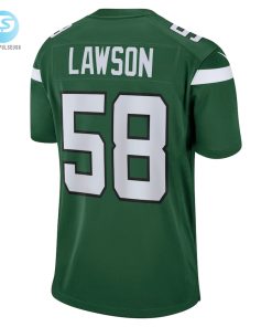 Mens New York Jets Carl Lawson Nike Gotham Green Game Jersey stylepulseusa 1 2