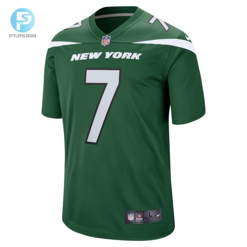 Mens New York Jets Tim Boyle Nike Gotham Green Game Jersey stylepulseusa 1 1