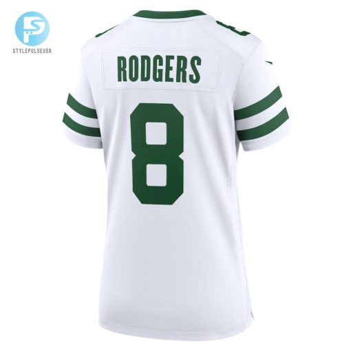 Womens New York Jets Aaron Rodgers Nike White Player Jersey stylepulseusa 1 5