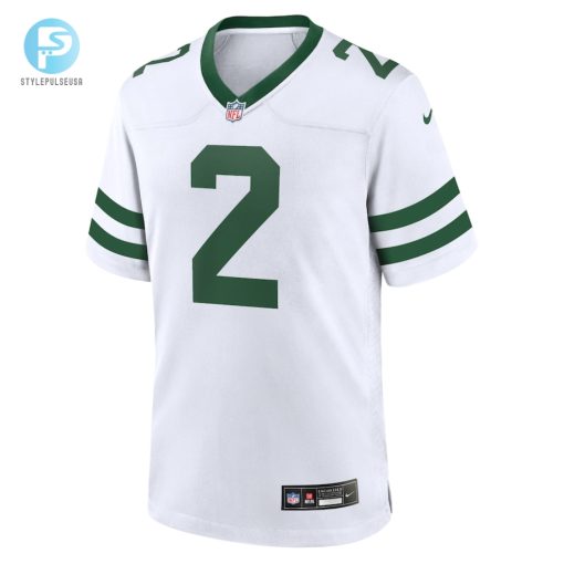 Mens New York Jets Zach Wilson Nike Spotlight White Alternate Game Jersey stylepulseusa 1 1