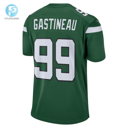Mens New York Jets Mark Gastineau Nike Gotham Green Retired Player Game Jersey stylepulseusa 1 2