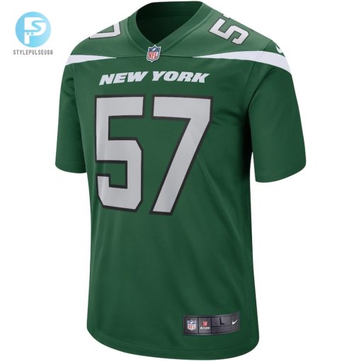 Mens New York Jets C.J. Mosley Nike Gotham Green Game Player Jersey stylepulseusa 1 1