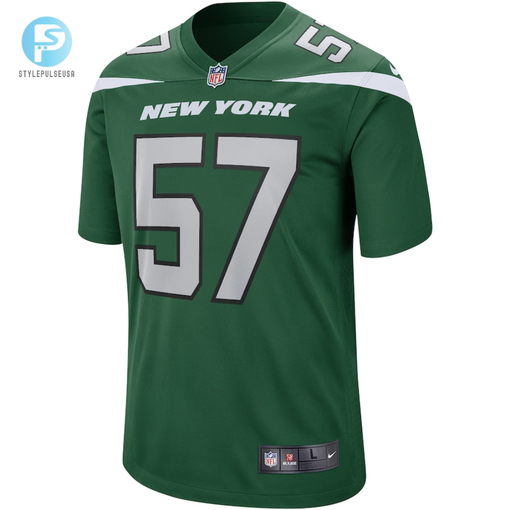 Mens New York Jets C.J. Mosley Nike Gotham Green Game Player Jersey 