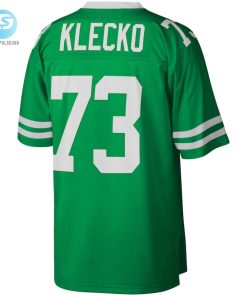 Mens New York Jets Joe Klecko Mitchell Ness Green Retired Player Legacy Replica Jersey stylepulseusa 1 2