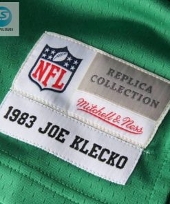 Mens New York Jets Joe Klecko Mitchell Ness Green Retired Player Legacy Replica Jersey stylepulseusa 1 5