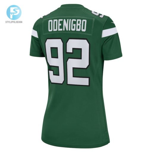Womens New York Jets Ifeadi Odenigbo Nike Gotham Green Game Jersey stylepulseusa 1 2