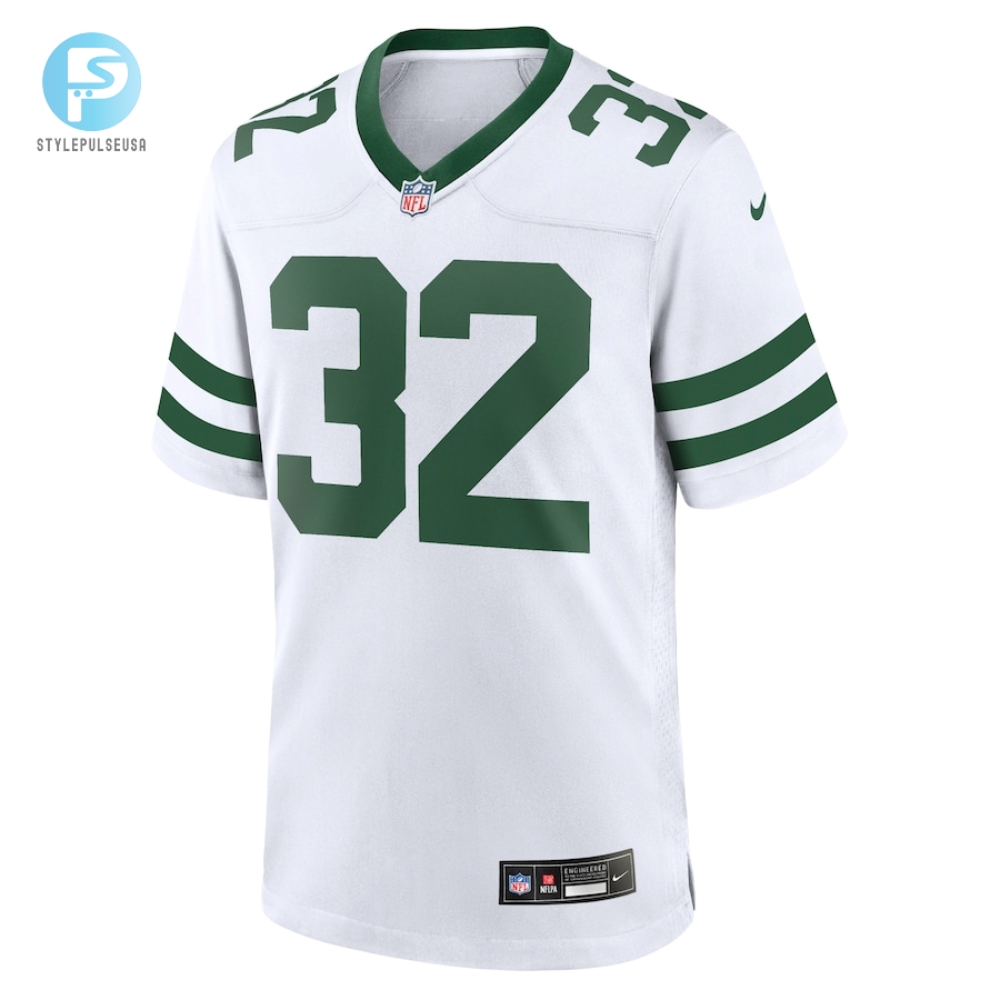 Mens New York Jets Michael Carter Nike White Legacy Player Game Jersey 