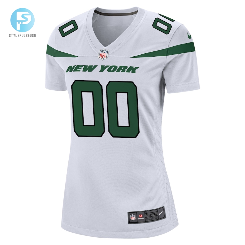 Womens Nike White New York Jets Custom Game Jersey 