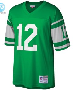 Mens New York Jets Joe Namath Mitchell Ness Green Retired Player Legacy Replica Jersey stylepulseusa 1 1