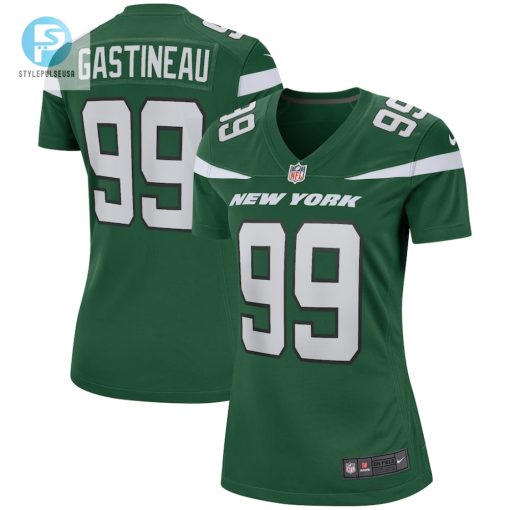 Womens New York Jets Mark Gastineau Nike Gotham Green Game Retired Player Jersey stylepulseusa 1