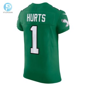 Mens Philadelphia Eagles Jalen Hurts Nike Kelly Green Alternate Vapor F.U.S.E. Elite Jersey stylepulseusa 1 2