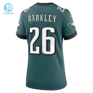 Womens Philadelphia Eagles Saquon Barkley Nike Midnight Green Game Player Jersey stylepulseusa 1 2