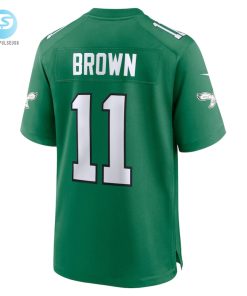Mens Philadelphia Eagles A.J. Brown Nike Kelly Green Alternate Game Player Jersey stylepulseusa 1 2