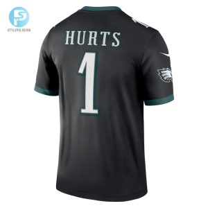 Mens Philadelphia Eagles Jalen Hurts Nike Black Legend Jersey stylepulseusa 1 2